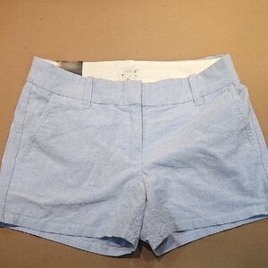 J. Crew Light Blue 3.5" Chino Shorts